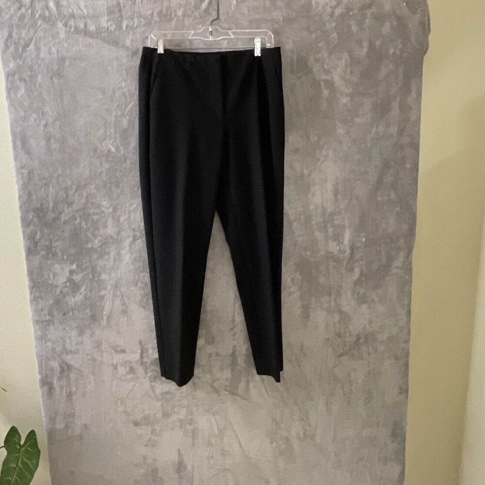 Talbots Trouser pants women’s size 8 Black w pockets Career office Heritage
